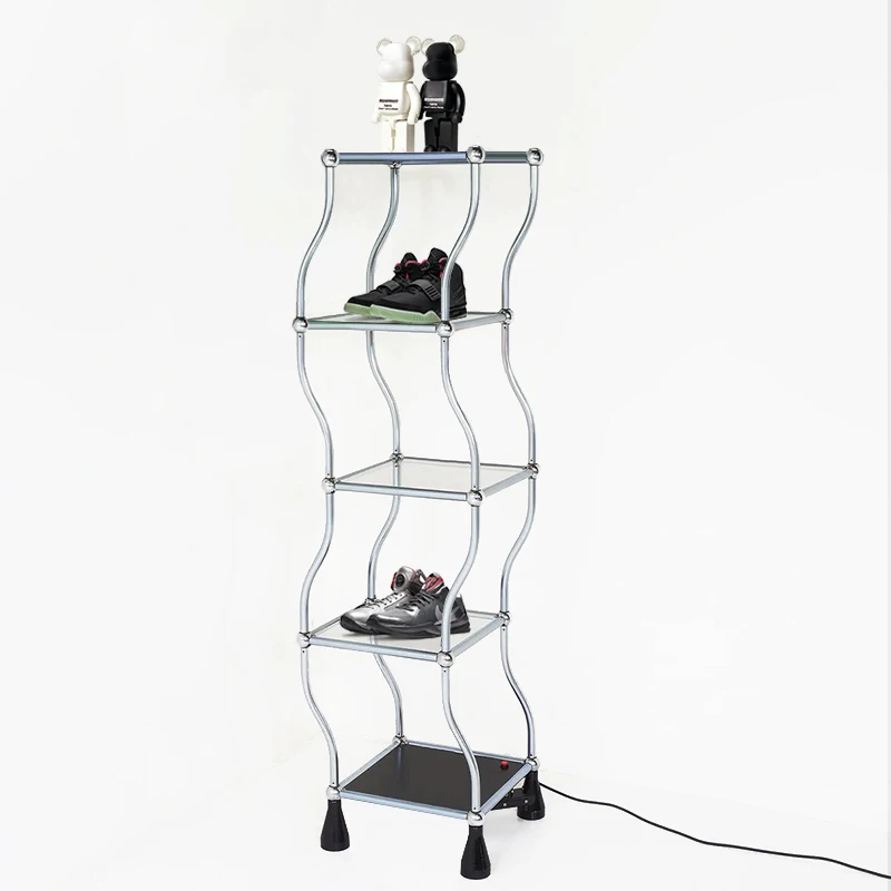 

Popular Rotating Jewelry Display Stand Rotating Display Shelf Electronic Equipment Dancing Stand With Curved