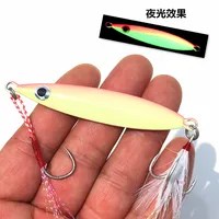 

HOT Sell Fishing Lure Bait Metal 20g 30g 40g 60g 80g Slow Jig Lure Fishing Lure Metal Lead Jig For Lake