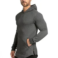 

Wholesale Custom Fitness Sports Pullover Hoodies GYM Running Men's Sweatshirt With Hood