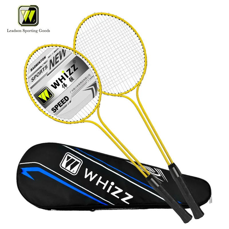 

whizz hot sale SK100 high quality Iron alloy training Badminton rackets Badminton Racket Set, Blue,green,red,yellow,orange,purple