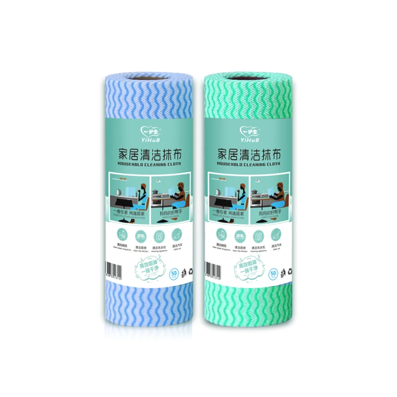 

Wholesale Non Woven Cleaning Cloth Non-Stick Oil Kitchen Towel Dry And Wet Kitchen Disposable Dish Cloths, Blue