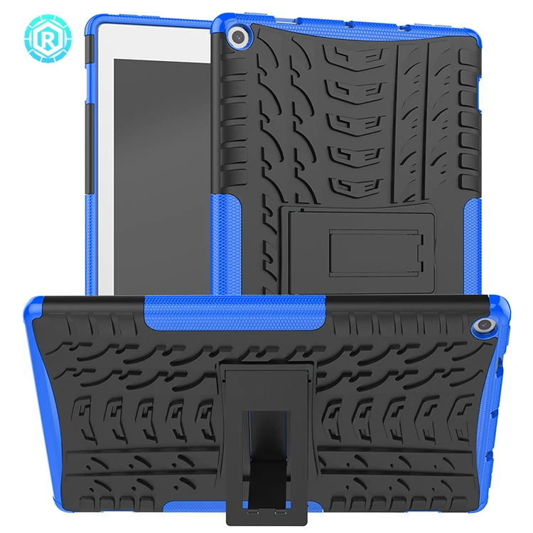 

Shockproof handy case for Amazon Fire 10 2019 kickstand handle case back cover for Amazon Fire 10 2019 case, 8 colors