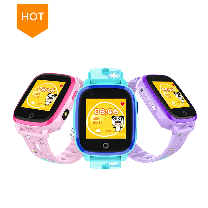 

4G IP67 waterproof sim card smartwatch video call wifi GPS location kids children smart phone watch