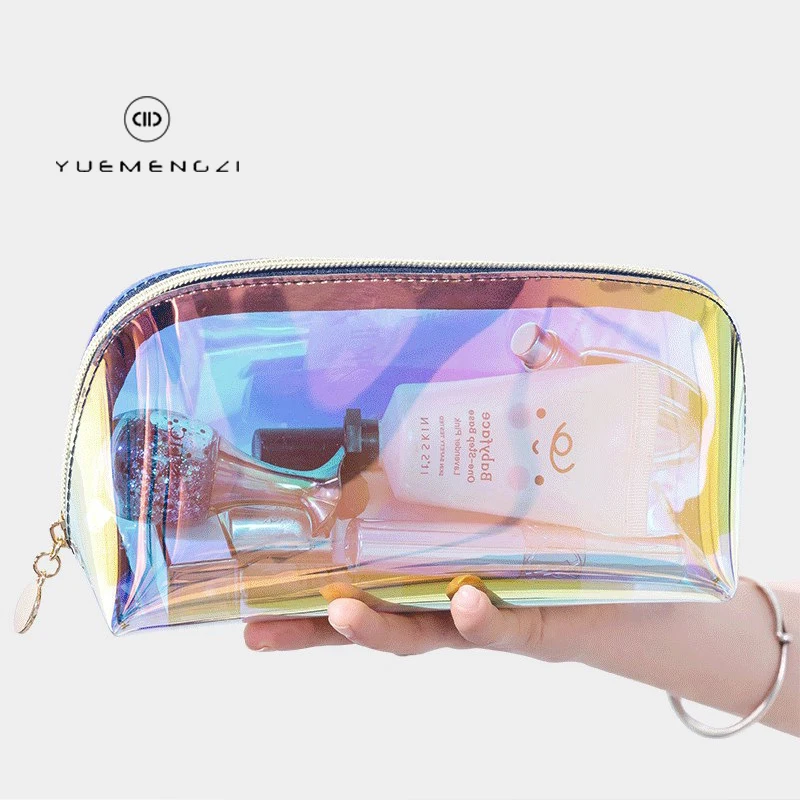 

Wholesale Best Price Waterproof Holographic Cosmetic Bag Laser Makeup Bag Travel, Transparent
