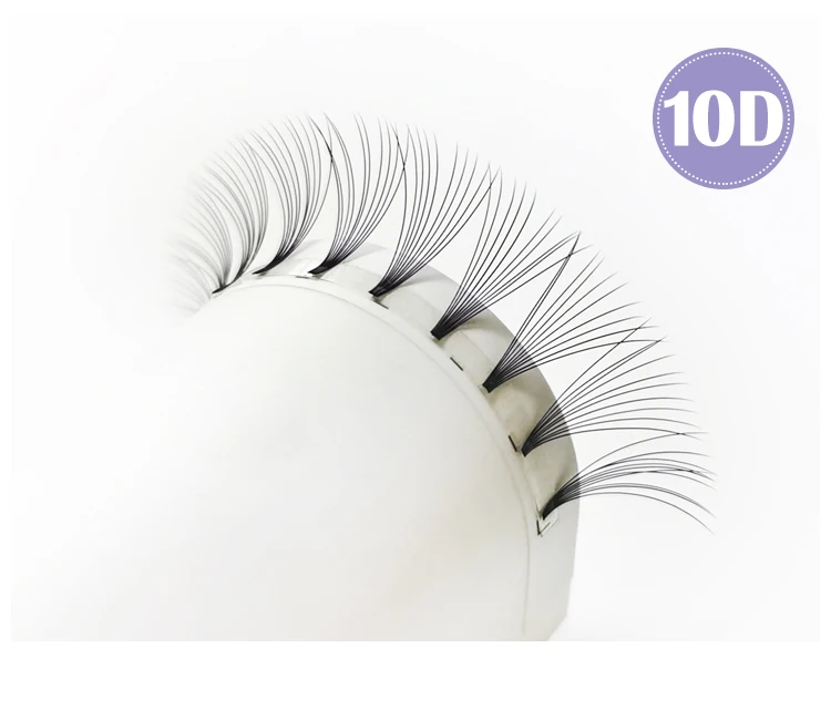 

2021 top Premade Volume Fans Short Stem Fan Eyelashes Luxury Korean Black White Box Style Package Feature Hand PBT 3D 4D 5D 10D, Natural black