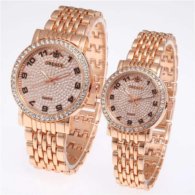 

Manufacturer supplier 2021 new business couple watch luxurious watches for girls, Picture shows