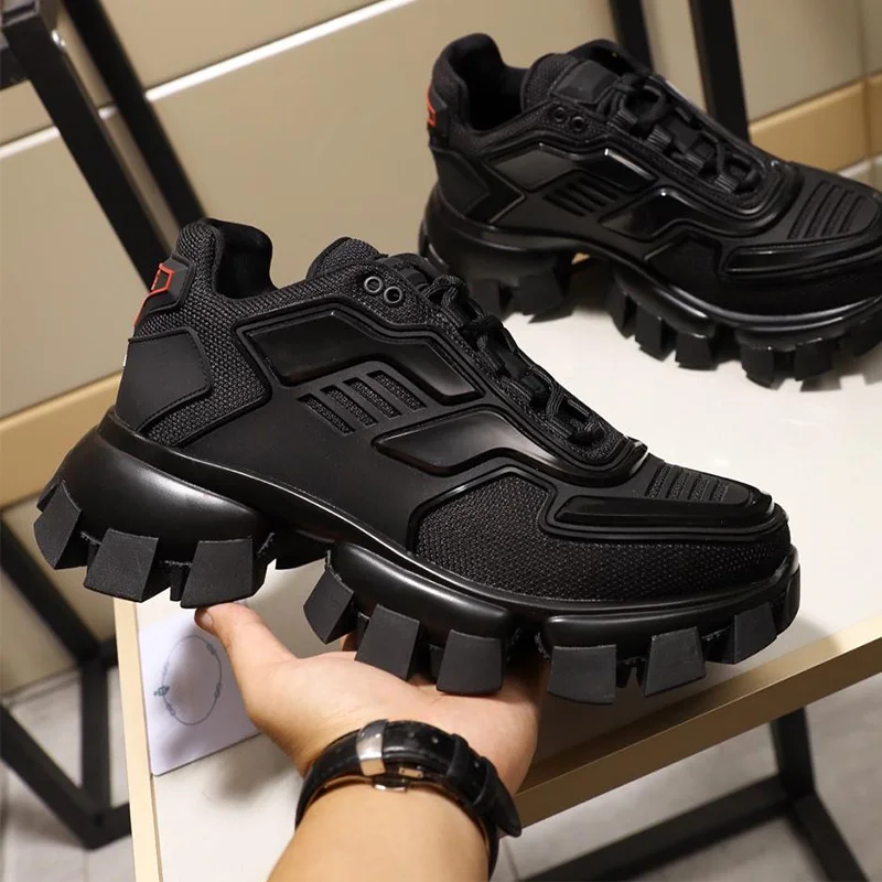 

new 2019 top quality fashion brands Cloudburst Thunder black Sneakers for man shoes