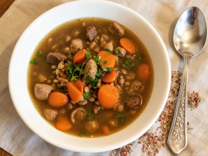 Classic Beef and Barley Soup Recipe: Hearty & Simple