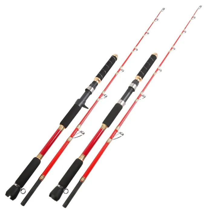 

WEIHAI factory 1.65m 1.8m 1.95m 2.1m long casting boat fishing rod sea saltwater big game boat trolling fishing rod