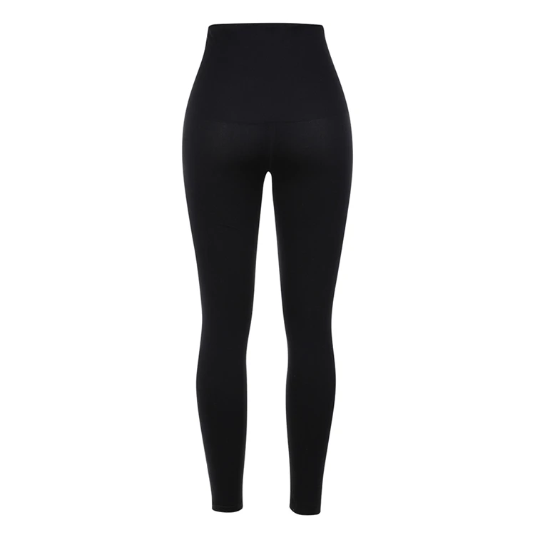 

High quality big size seamless pants Custom Logo Women Black high waist leggings yoga