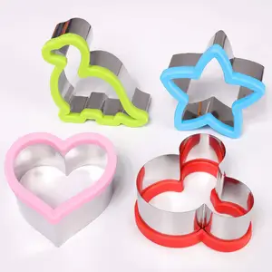 Sandwiches Cutter Mickey Mouse Dinosaur Heart Star Shapes Biscuit Mold for kids Cookie cutter