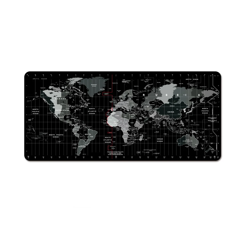 

factory price gaming mouse pad of HD precision seaming map, Singlecolor