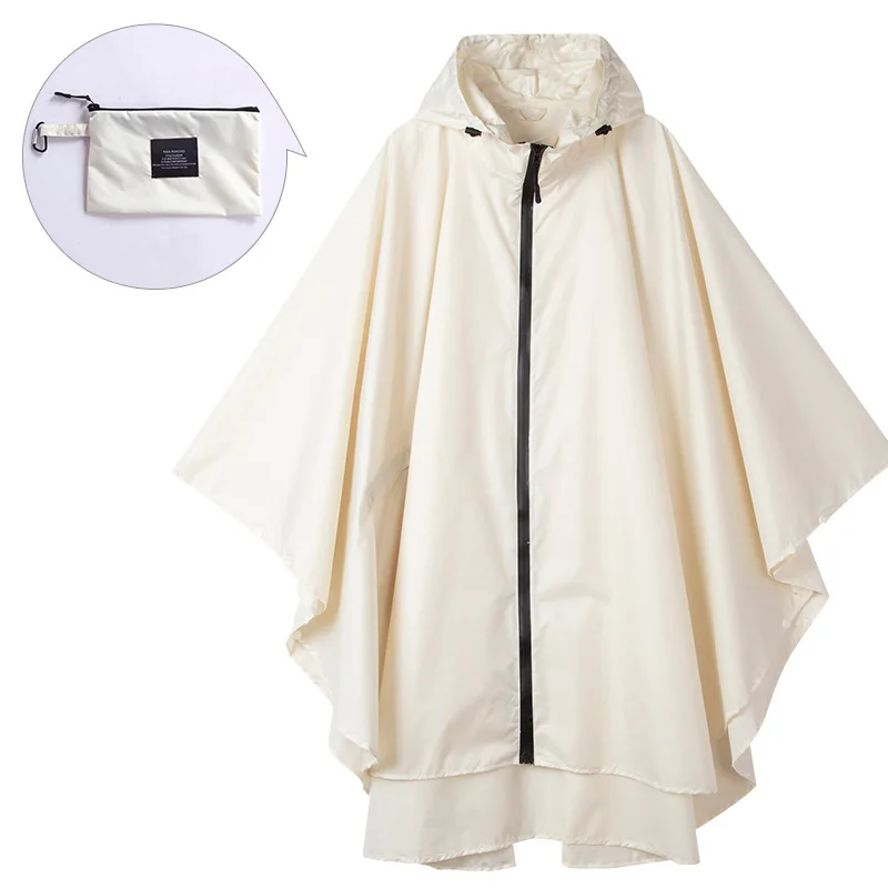 

Adults Gray Long EVA Raincoat with Hood Custom Raincoat, Custom colors
