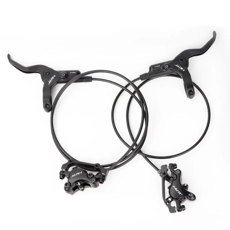 

Taiwan NUTT BicycleIntegrated Oil Cylinder Nutt Design Hydraulic Frond Disc Brakes For Bicycle, Black