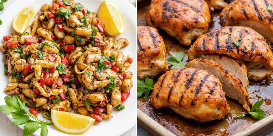 Korean-style grilled chicken with sesame seeds