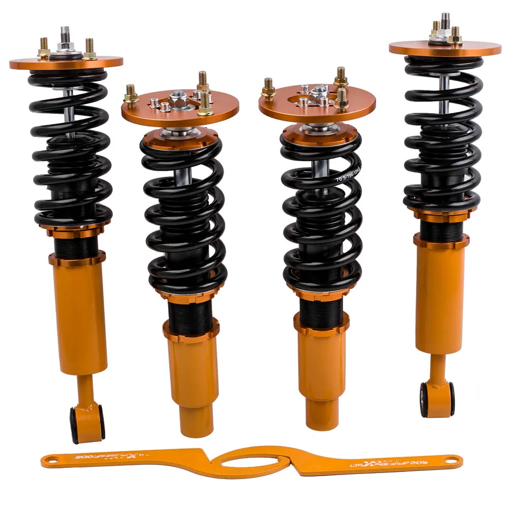 

maXpeedingrods Coilover Kits Mitsubishi Eclipse 1995 1996 1997 1998 1999 2ND Adj Height Coil Spring Shock Absorber Struts