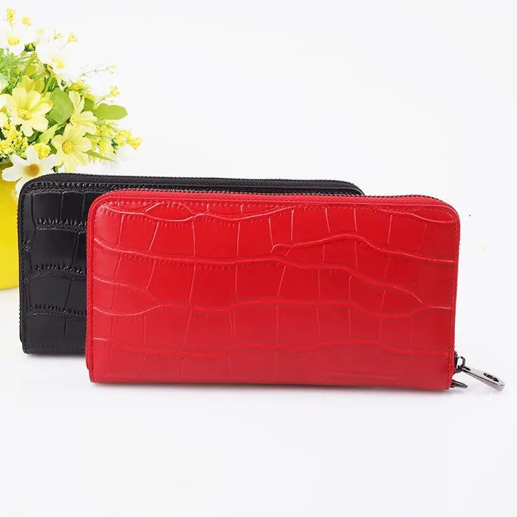 

Female leather luxury stone pattern women inside bag wallet