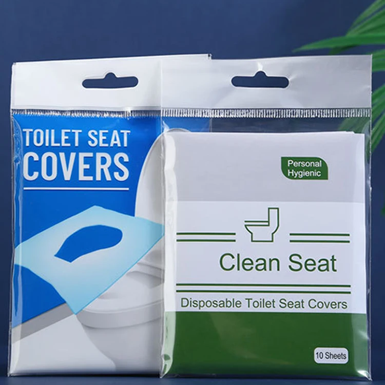 

Portable sanitary ware toilet wc plastic film cover disposable toilet seat cover