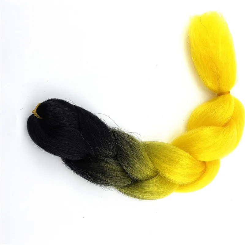 

Jumbo Braids Synthetic Hair Extension Ombre Braiding Hair 120 Colors Afro Bulk Hair Jumbo Crochet Braids, Customized