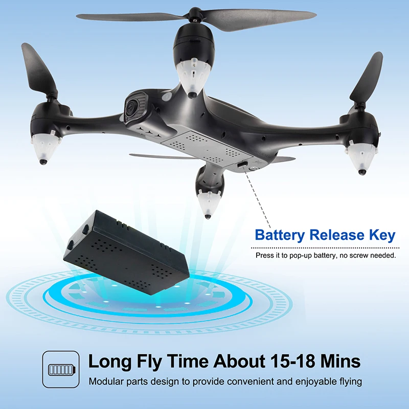 Auto Fly Real Time Rc Hobby Wifi Camera 1080p Gps Rc Drone - Buy Rc ...