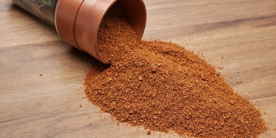 Close-up of bright red-orange mace blades in a bowl