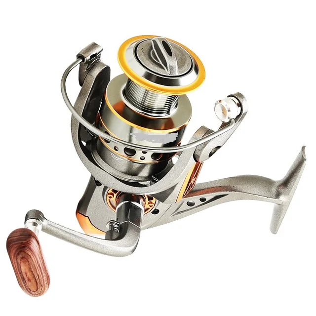

DC full metal wire cup fishing reel spinning wheel sea pole wheel fishing rod reel outdoor fishing gear accessories, As picture shown