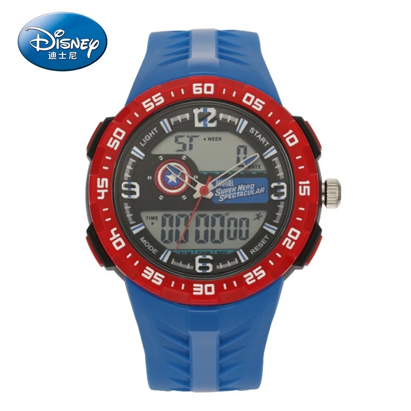 

Original Marvel Superhero Dual Display Digital Movement Plastic Strap Watch