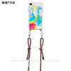 Cross body Strap Anti-fall TPU PC 2 in 1 Necklace Phone Case for Iphone X Case