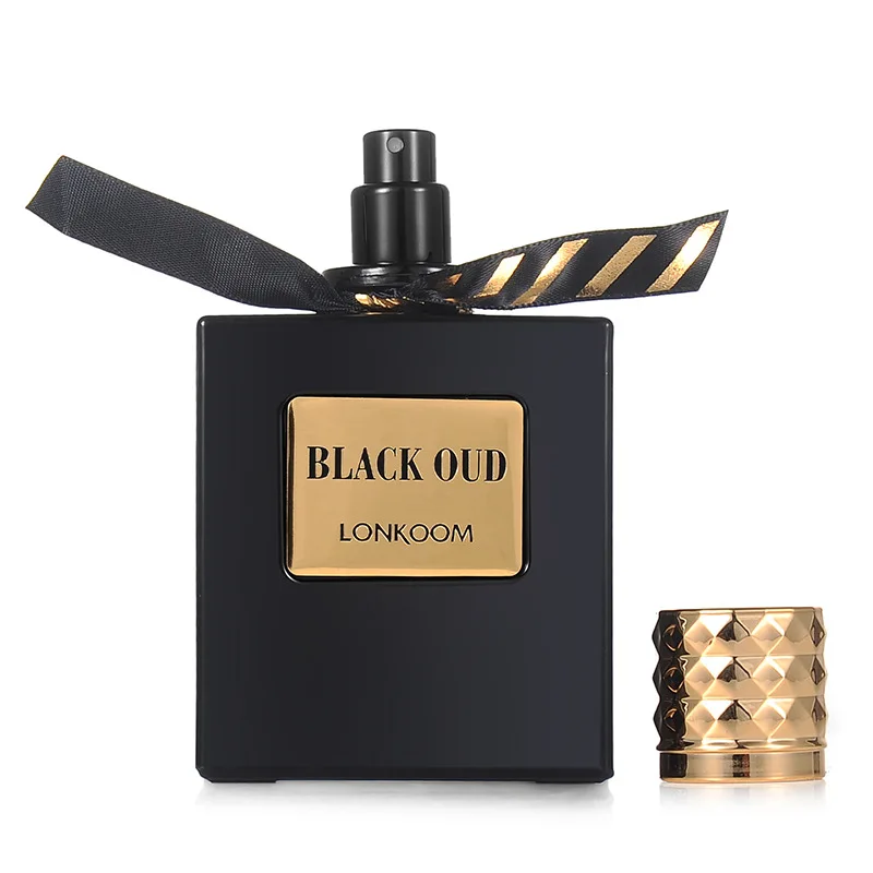 

Top Quality 100ML Lonkoom Black Pure Oud Woody Perfume For Men