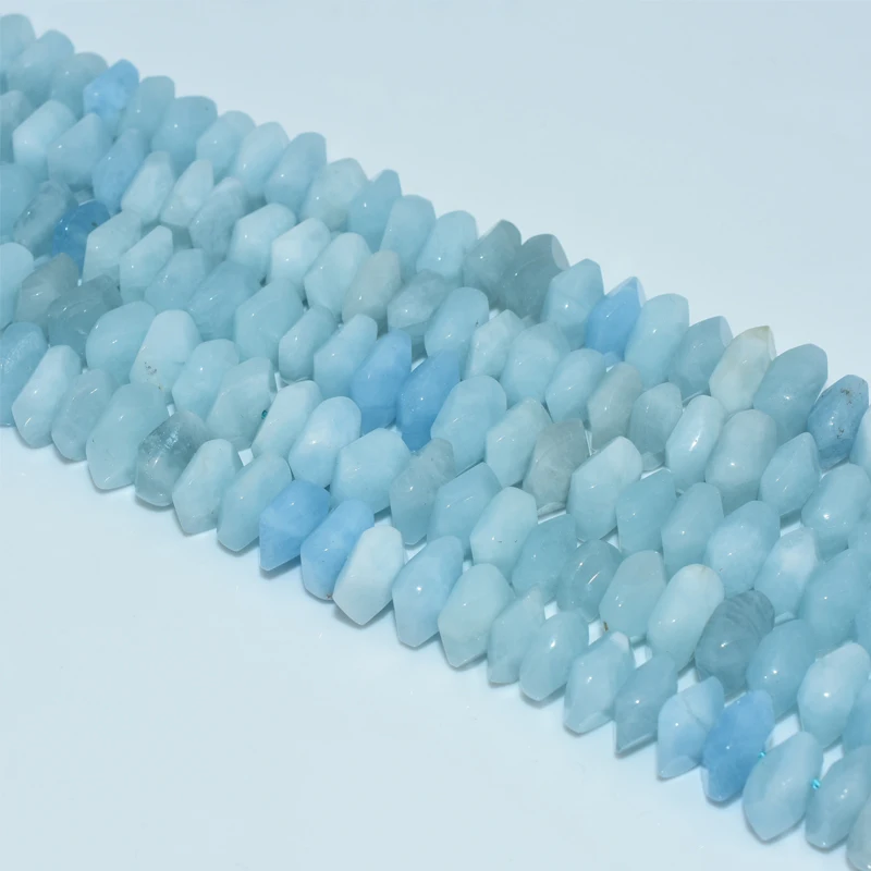 

Trade Insurance  High Quality Natural Irregular Aquamarine Loose Beads