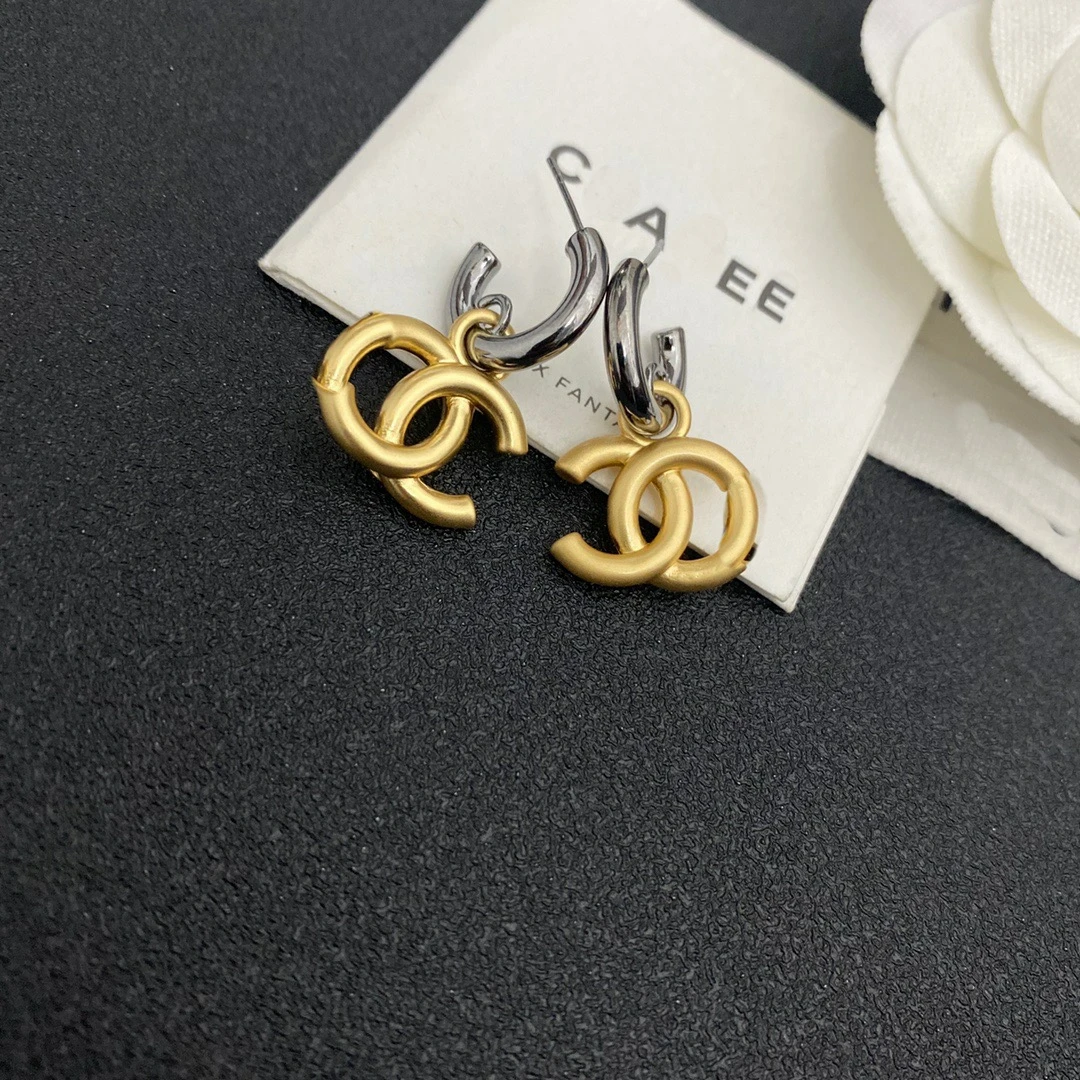 

European and American fashion cc earrings designer jewelry women earrings, Picture shows