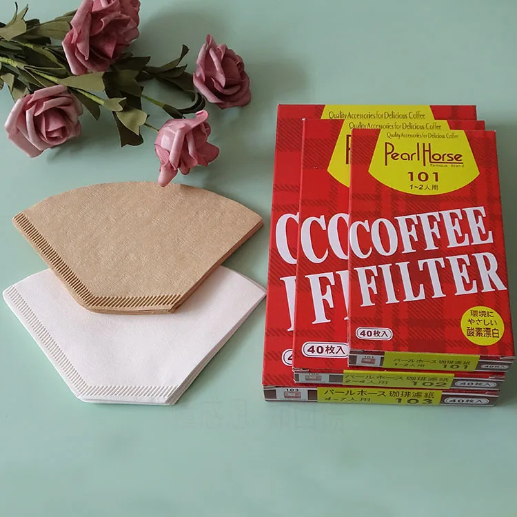 

Cone Coffee Filters Natural Brown White 40 Count Coffee Filter Paper