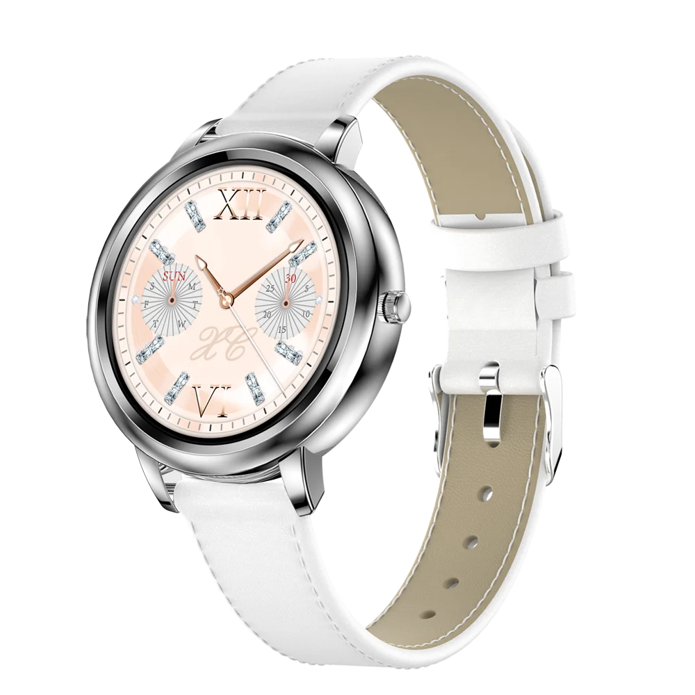 

Popular Female BLE Sports Smart band Watch with heart rate and blood pressure monitor IP67 waterproof many funtions HL20, Silver/rose gold/pink