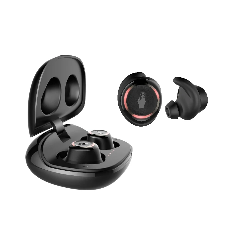 

2020 Superior anc tws Earphone 5.0 Bluetooth Earphones Active Noise Cancelling True Wireless tws Earbuds for android Black