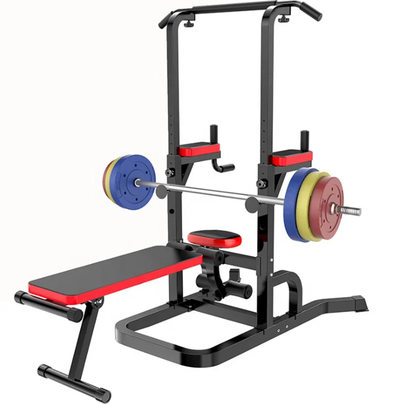 

SD-302 Support small quantity home gym equipment strength training pull up bar multi station, Black