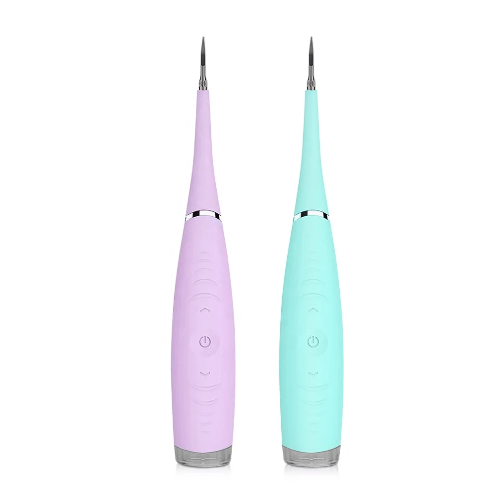 

Electric Ultrasonic Calculus Stains Teeth Tartar Remove Ultra Sonic Dental Tooth Cleaner, Pink/blue/black