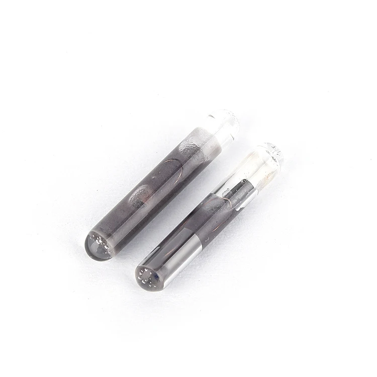 

100pcs  RFID glass capsule tag animal pet microchip for Cat/Dog