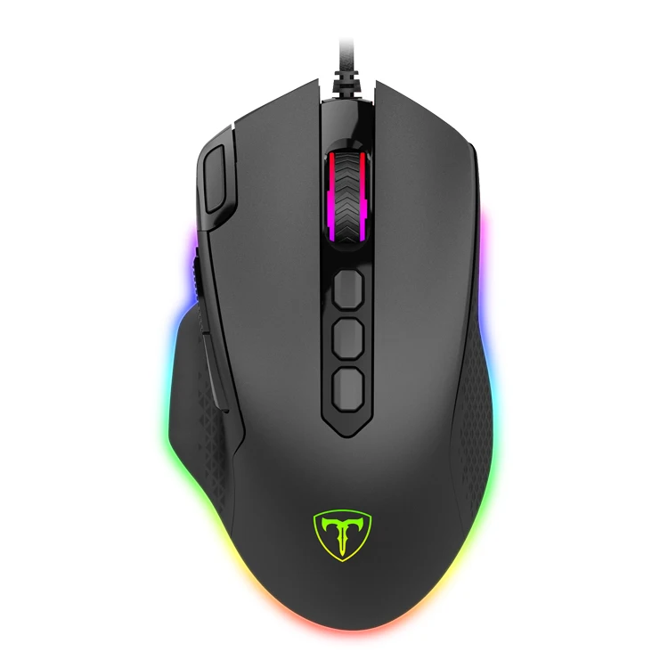 

High precision programmable computer rgb led gamer mouse optical wired gaming mouse