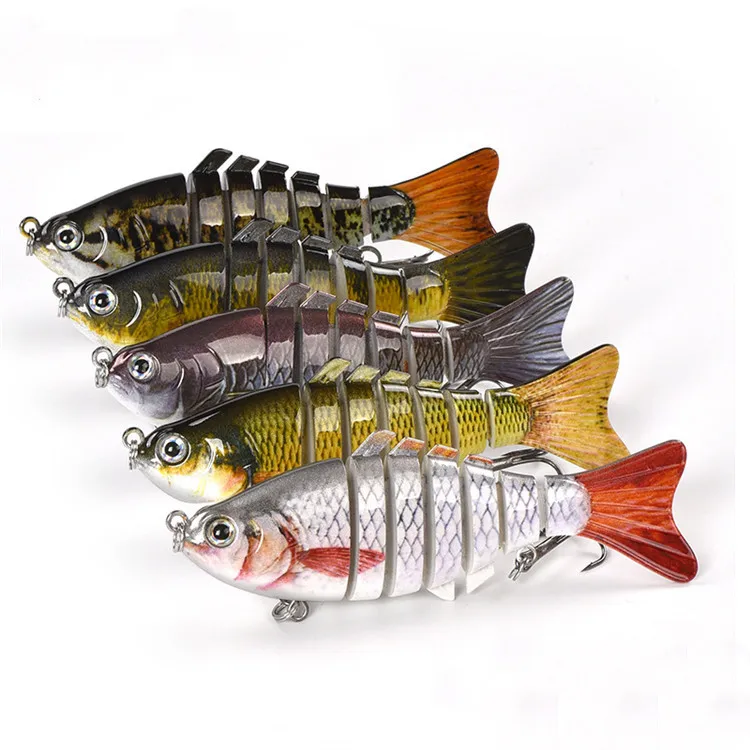 

Wholesale Multi-section Plastic Hard Baits Preservative Multi Colors Durable Fishing Lures Set Fishing Tackle Baits