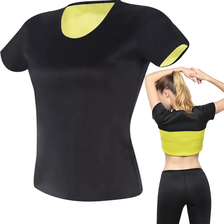

Original Factory Womens Neoprene T Shirts Workout Sauna Shirt For Men And Women