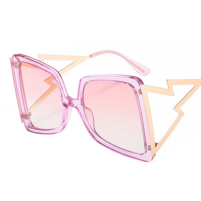 
OF8837 Newest Vintage Plastic Women Shades Sunglasses Luxury Oversized Sunglasses 2020 