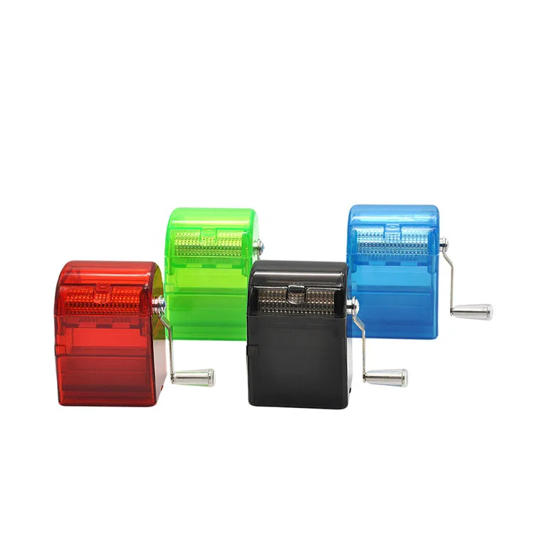 

Factory Wholesale Custom Cheap Plastic Tobacco Herb Weed Grinder Molinillos Hierba Tabaco Hierba, 4 colors