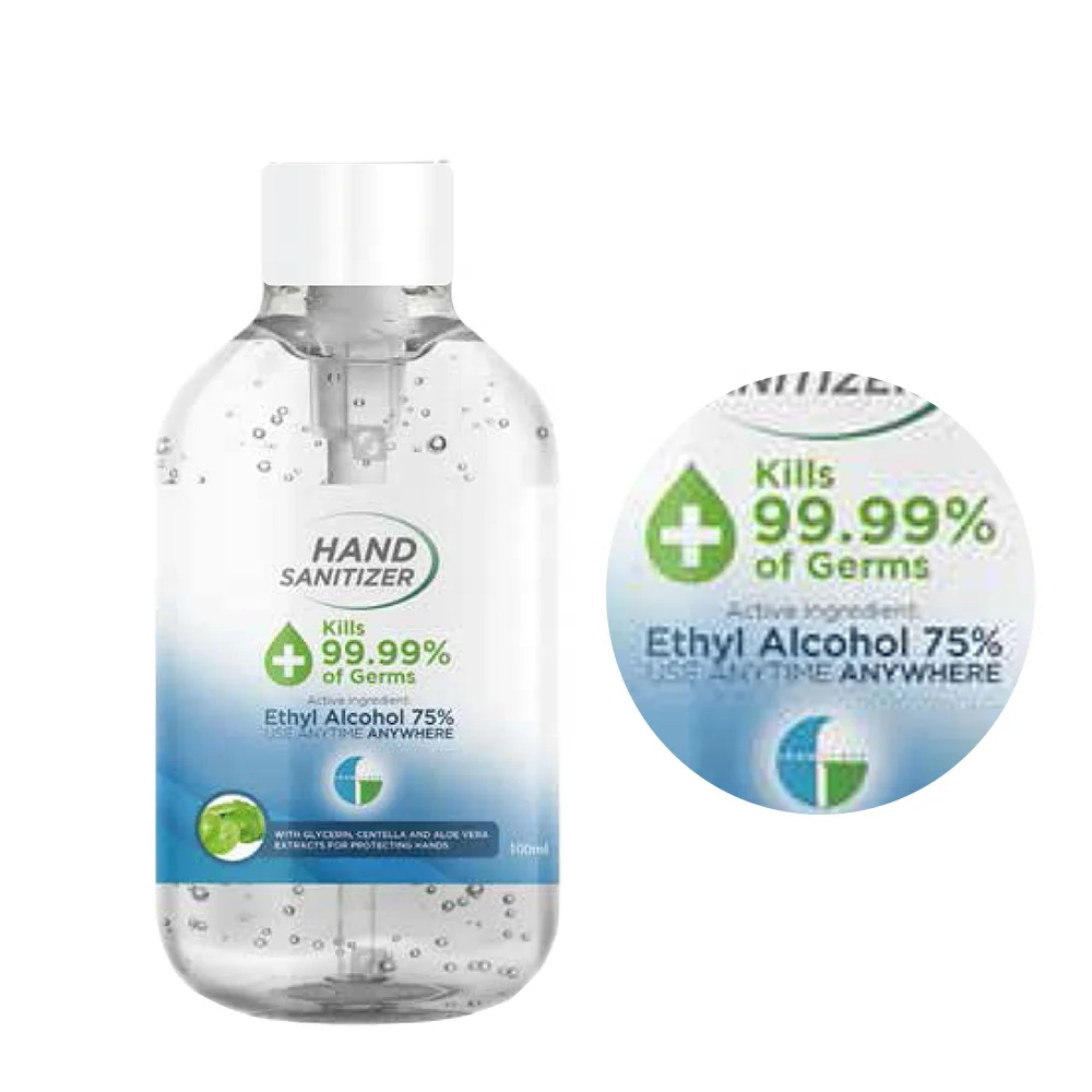 

Factory Wholesale Portable Mini 100ml Antibacterial 75% Alcohol Hand Sanitizer, Oem/odm