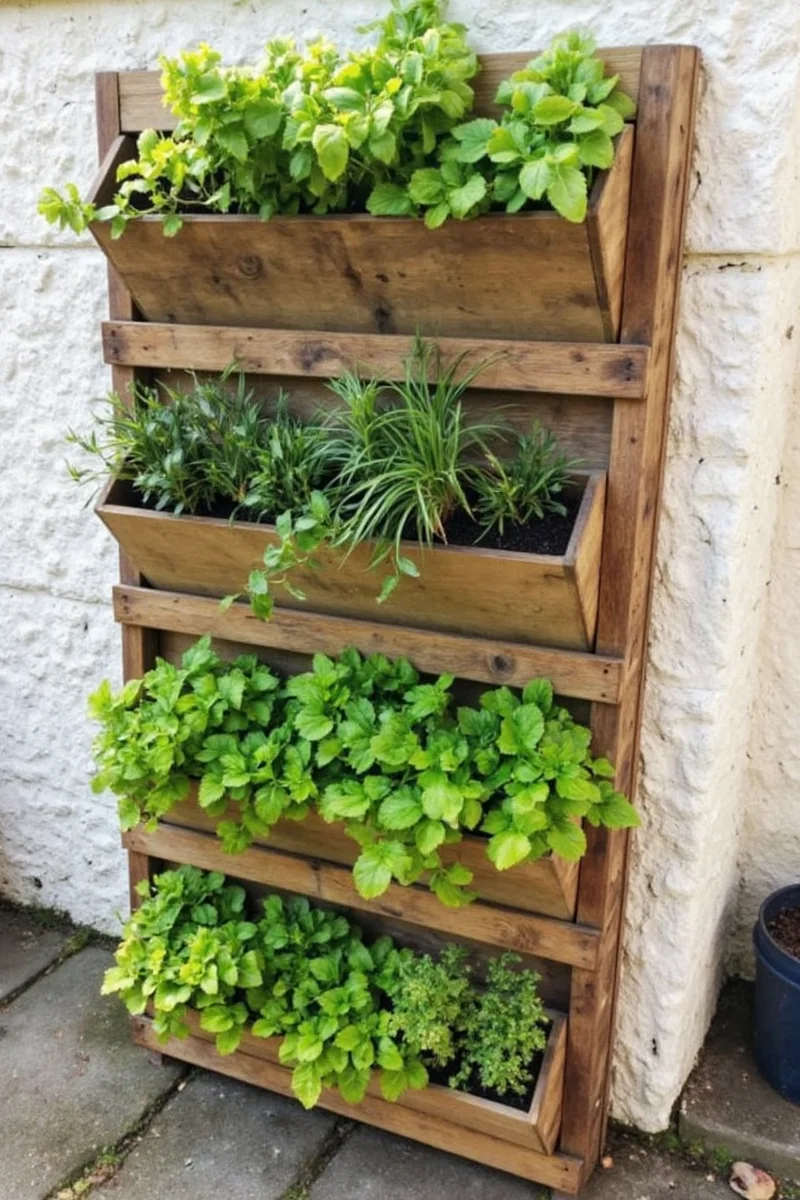 Chalkboard Pallet Planter