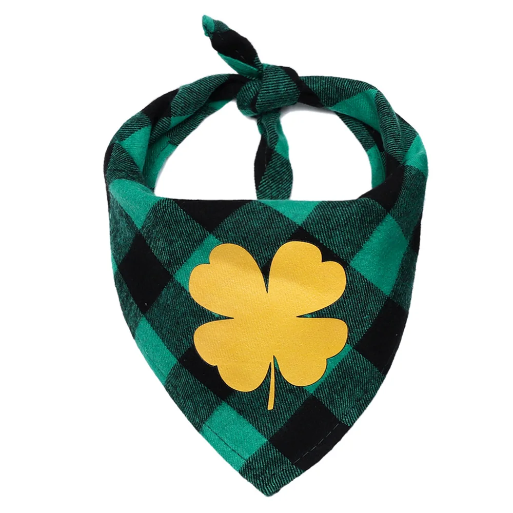 

Cotton Bandanas Saliva Triangle Dogs Cooling Christmas Pet Scarfs For Festival