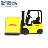 1:24 Miniature DHL Diecast Alloy Forklift Model Fork Truck Scraper Die Cast scale Model Light Tractor Shovel