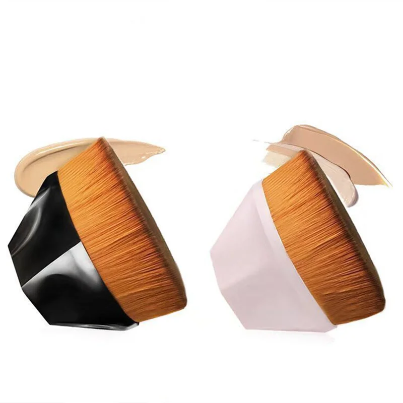 

wholesale 55 seamless makeup foundation brush synthetic soft brush for beauty tools, Customized color