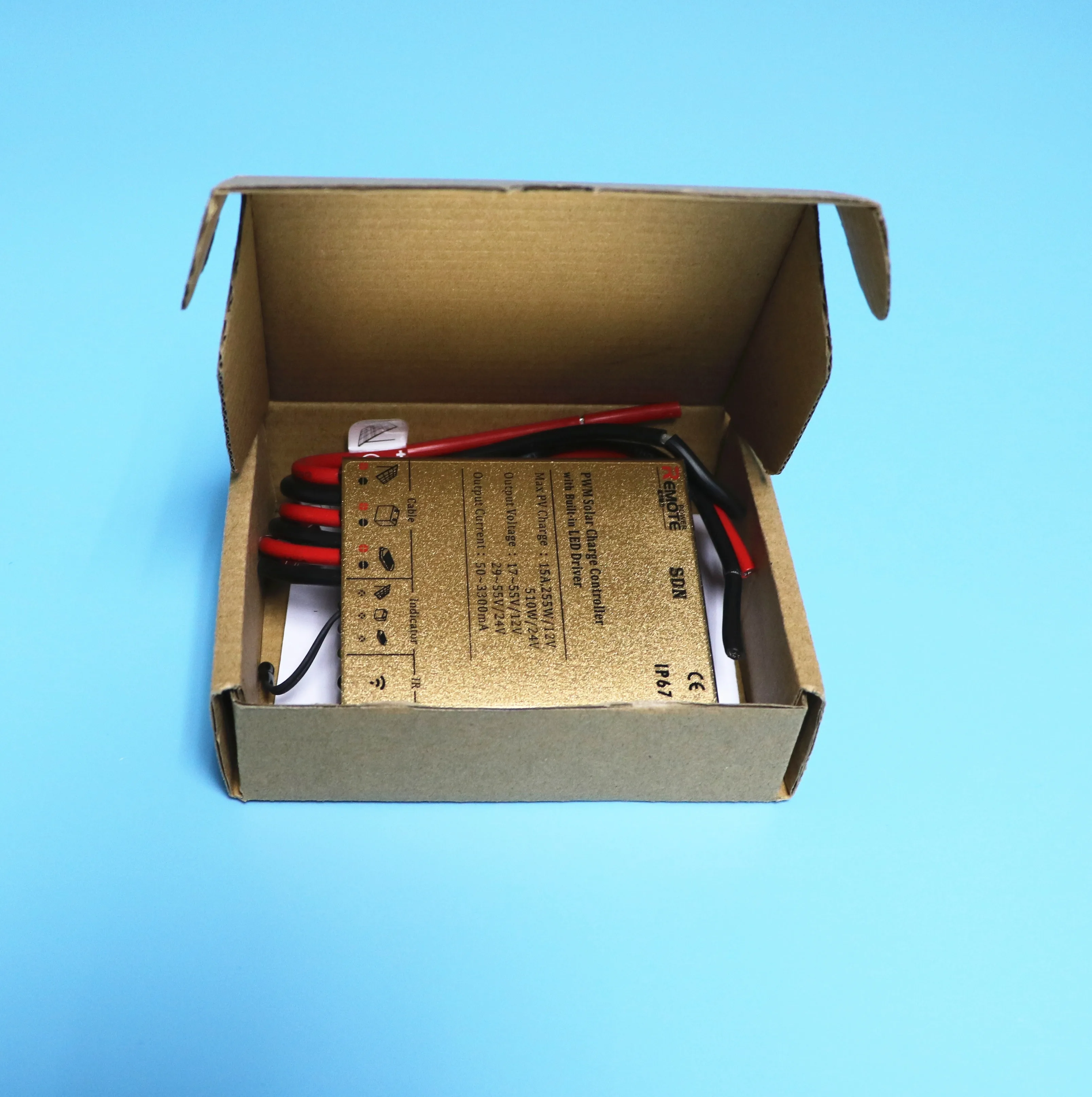 
PWM intelligent solar battery lithium regulator charger controller for solar led light 