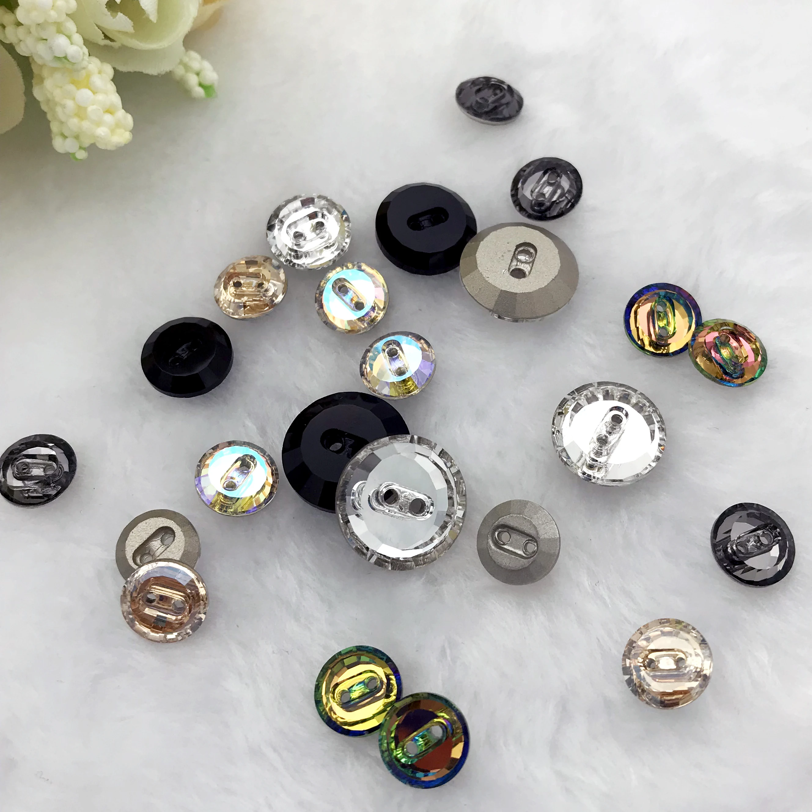 rhinestone buttons for clothing