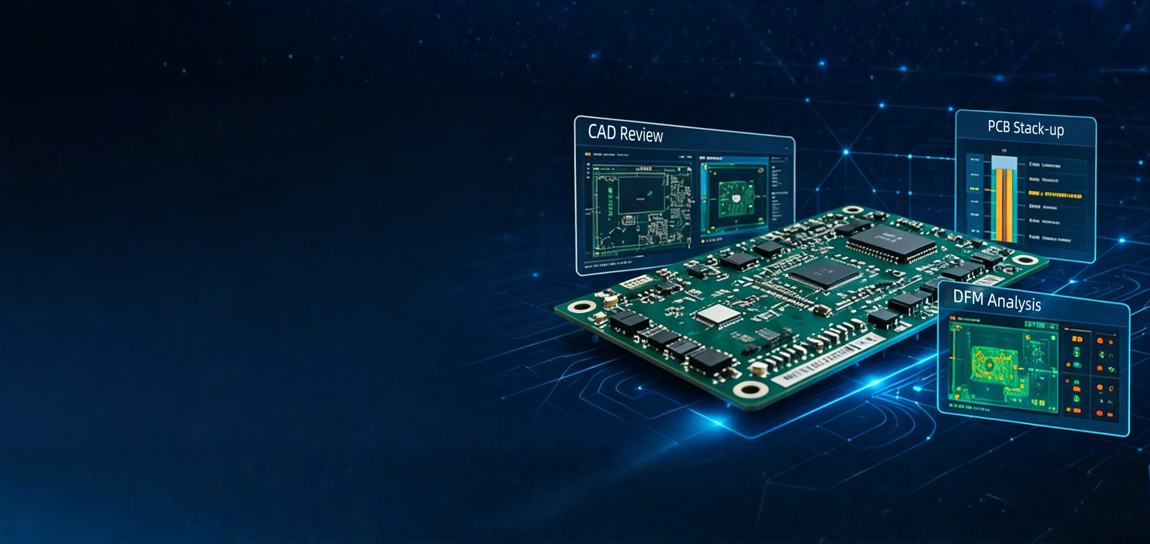 Engineering support before manufacturing with DFM review